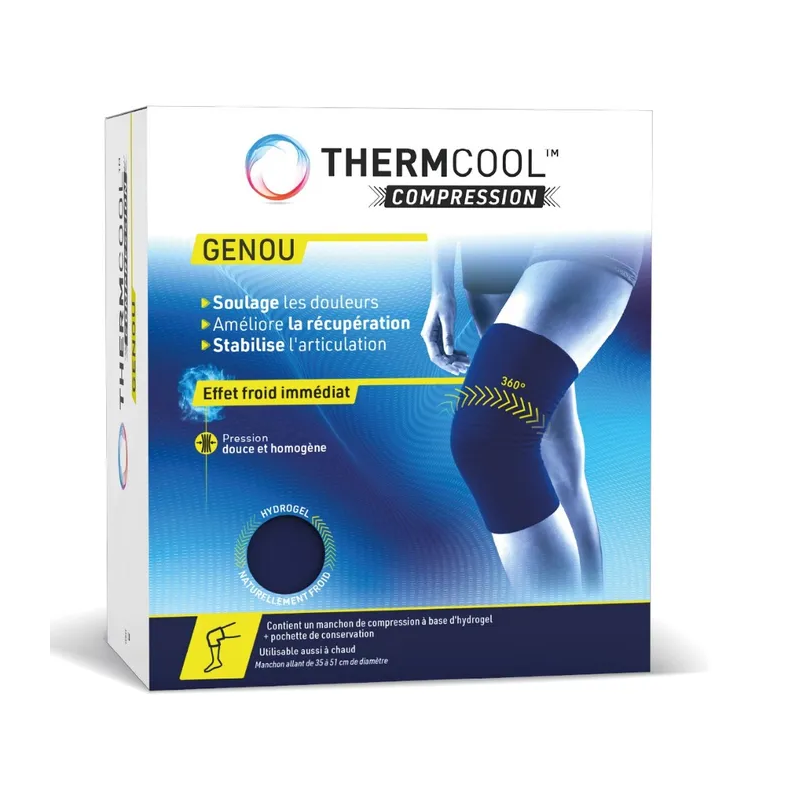 Bausch & Lomb – ThermCool Compression genou, 1 unité Bausch & Lomb – ThermCool Compression genou, 1 unité