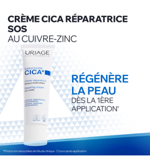 Uriage – Bariéderm Cica+ Crème réparatrice, 15 ml
