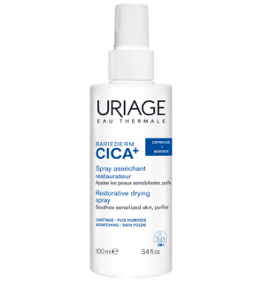 Uriage – Bariéderm Cica+ Spray asséchant restaurateur, 100 ml