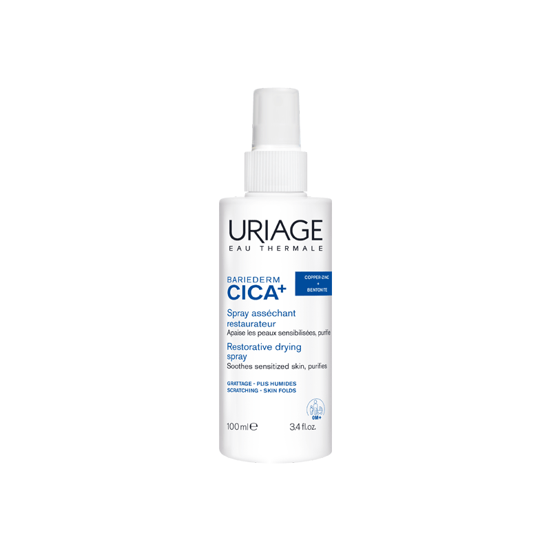 Uriage – Bariéderm Cica+ Spray asséchant restaurateur, 100 ml Uriage – Bariéderm Cica+ Spray asséchant restaurateur, 100 ml