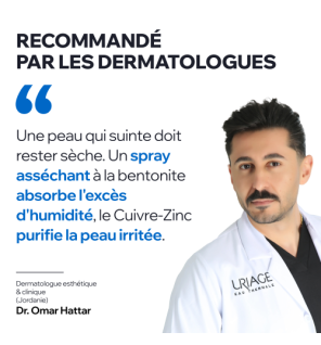 Uriage – Bariéderm Cica+ Spray asséchant restaurateur, 100 ml