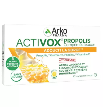 Arkopharma – Activox Propolis, 20 comprimés à sucer