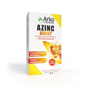Arkopharma – Azinc Boost, 20 comprimés effervescents