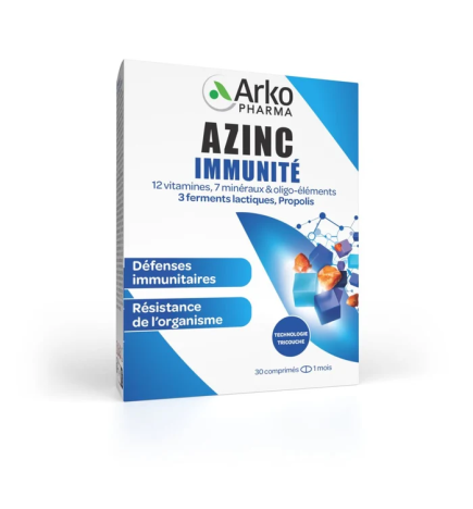 Arkopharma – Azinc Immunité, 30 comprimés