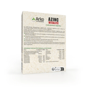 Arkopharma – Azinc Multivitamines Végétal Vitalité, 30 comprimés