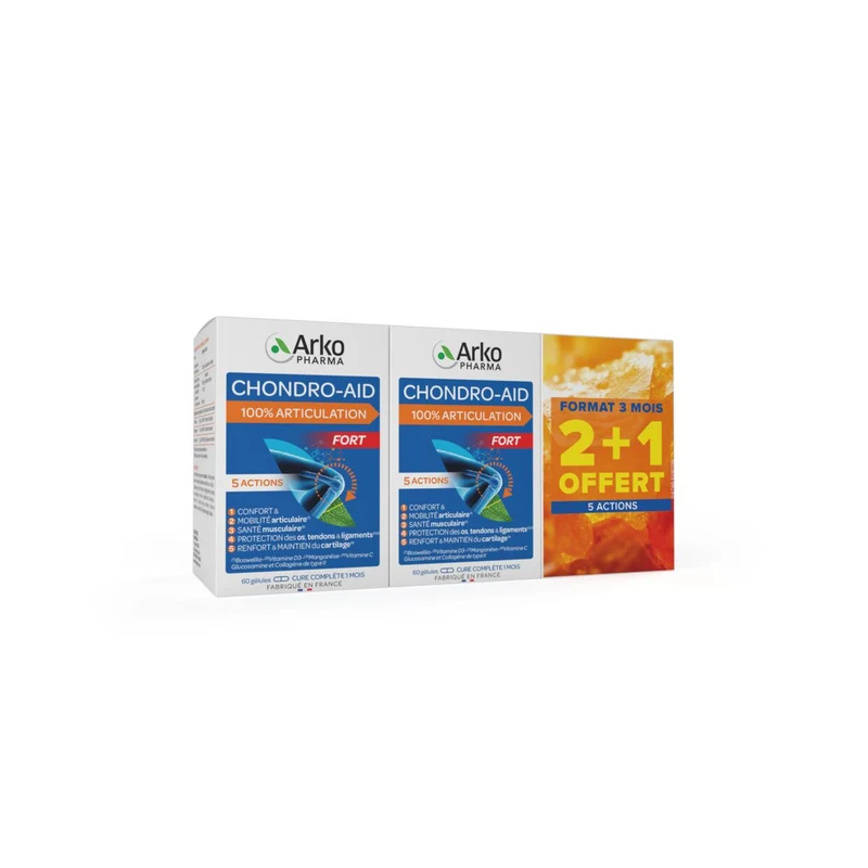 Arkopharma – Chondro-Aid 100 % Articulation, 180 gélules Arkopharma – Chondro-Aid 100 % Articulation, 180 gélules