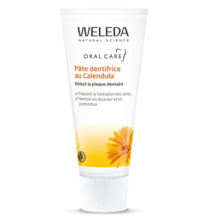 Weleda – Pâte dentifrice au Calendula, 2 × 75 ml
