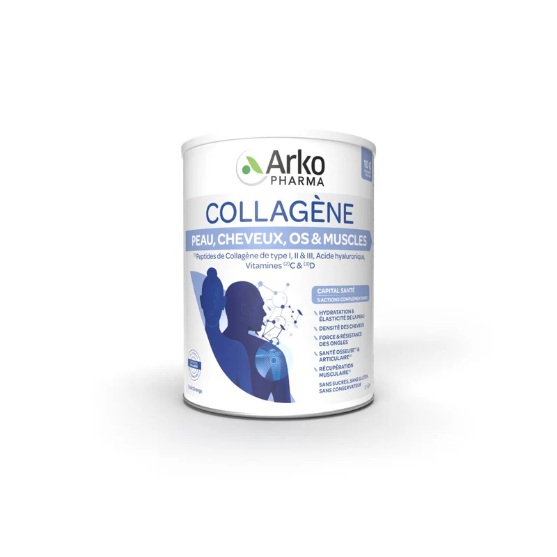 Arkopharma – Collagène Peau, Cheveux, Os & Muscles, 260 g Arkopharma – Collagène Peau, Cheveux, Os & Muscles, 260 g
