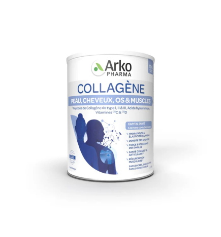 Arkopharma – Collagène Peau, Cheveux, Os & Muscles, 260 g