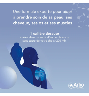 Arkopharma – Collagène Peau, Cheveux, Os & Muscles, 260 g