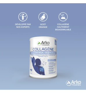 Arkopharma – Collagène Peau, Cheveux, Os & Muscles, 260 g