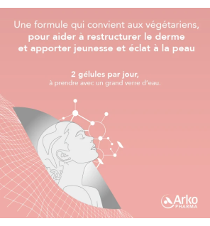 Arkopharma – Collagène + Dermo Restructurant, 60 gélules