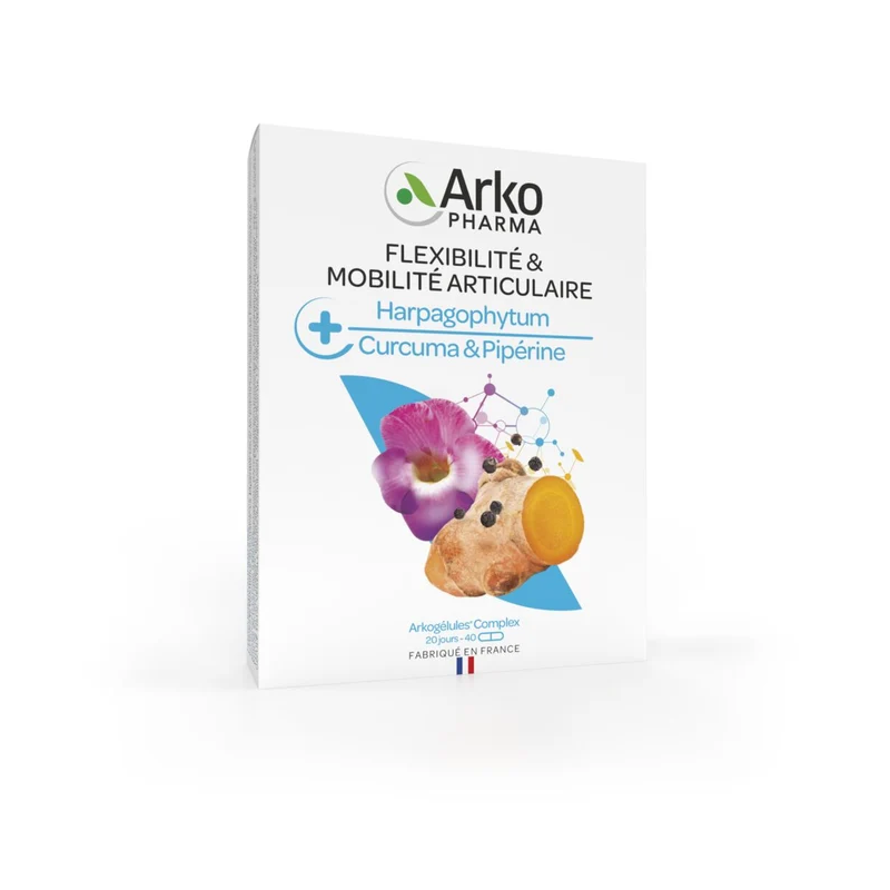 Arkopharma – Arkogélules Complex Flexibilité & Mobilité articulaire, 40 gélules Arkopharma – Arkogélules Complex Flexibilité & Mobilité articulaire, 40 gélules