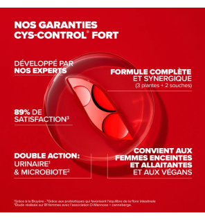 Arkopharma – Cys-Control Fort Probiotiques, 10 sachets et 5 sticks
