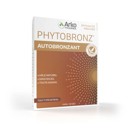 Arkopharma – Phytobronz Autobronzant, 30 gélules