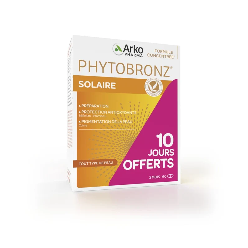 Arkopharma – Phytobronz Solaire, 60 capsules Arkopharma – Phytobronz Solaire, 60 capsules