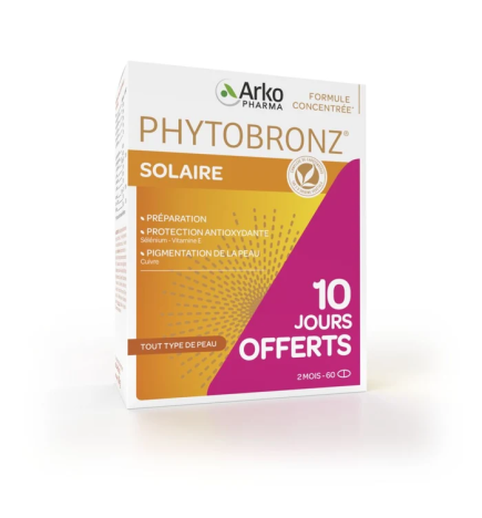 Arkopharma – Phytobronz Solaire, 60 capsules