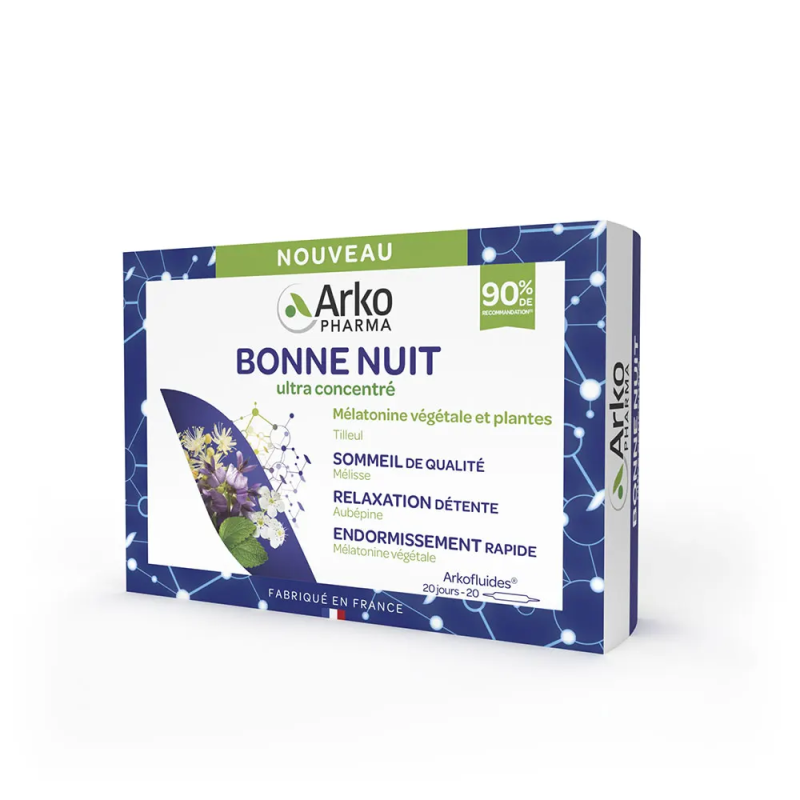 Arkopharma – Arkofluides bonne nuit, 20 ampoules