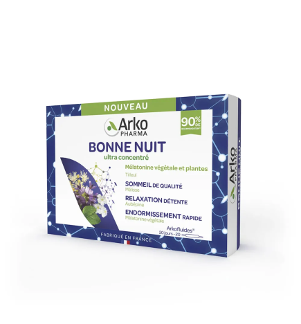 Arkopharma – Arkofluides bonne nuit, 20 ampoules