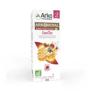 Arkopharma – Arkoroyal® Sirop Fortifiant Famille BIO - Anti gaspillage, 140 ml
