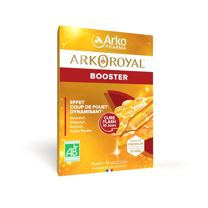 Arkopharma – Arkoroyal® Booster BIO, 10 ampoules de 10 ml Arkopharma – Arkoroyal® Booster BIO, 10 ampoules de 10 ml