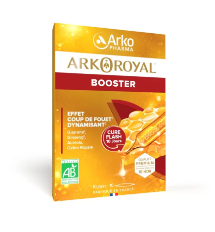 Arkopharma – Arkoroyal® Booster BIO, 10 ampoules de 10 ml