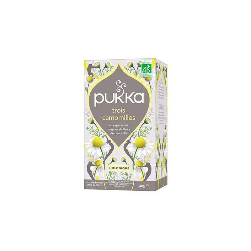 Pukka – Infusion bio Trois Camomilles, 20 sachets