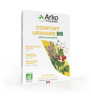 Arkopharma – Arkofluides BIO Confort Urinaire, 20 ampoules