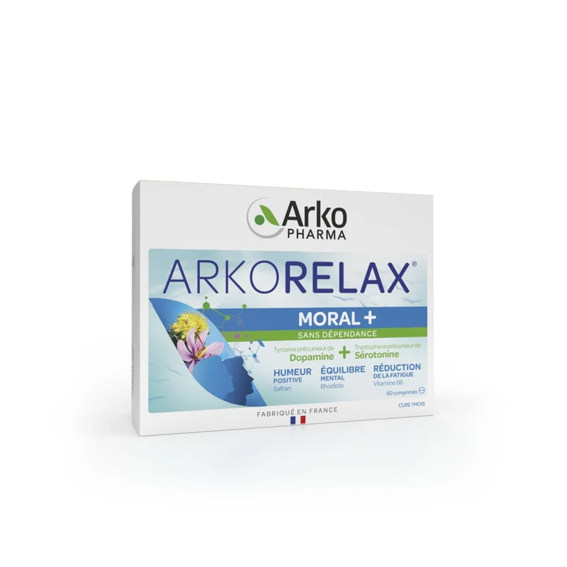 Arkopharma – Arkorelax Moral +, 60 comprimés Arkopharma – Arkorelax Moral +, 60 comprimés
