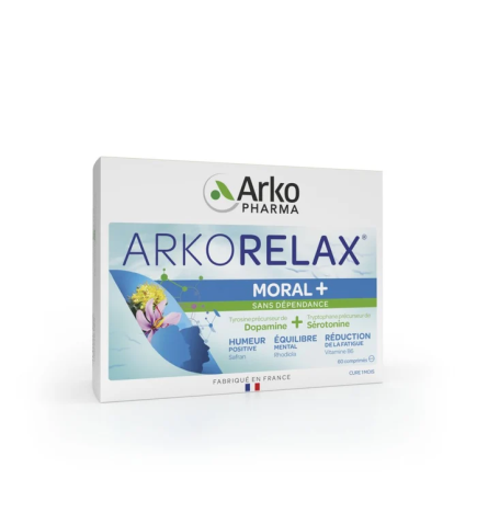 Arkopharma – Arkorelax Moral +, 60 comprimés