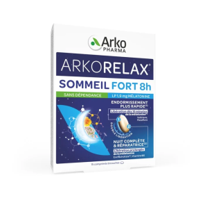 Arkopharma – Arkorelax Sommeil Fort 8H, 15 comprimés