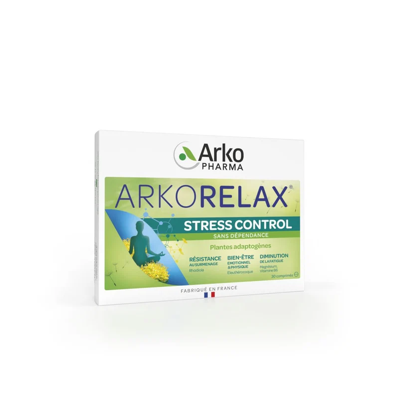 Arkopharma – Arkorelax Stress Control, 30 comprimés Arkopharma – Arkorelax Stress Control, 30 comprimés