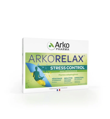 Arkopharma – Arkorelax Stress Control, 30 comprimés
