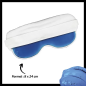 Actipoche – Masque Yeux et Tempes, coussin thermique gel 8 x 24 cm