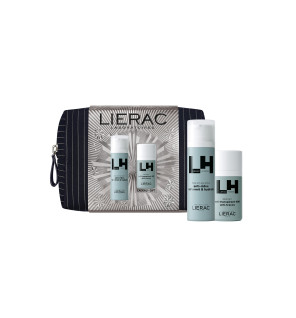 Lierac – Coffret Noël Homme Fluide Anti-Âge Global 50 ml + Déodorant 50 ml Offert