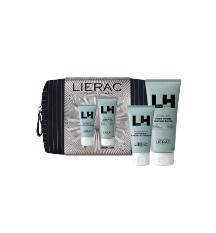 Lierac – Coffret Homme Gel Hydratant Énergisant 50 ml + Gel Douche Intégral 200 ml Offert