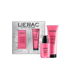 Lierac – Coffret Glow Fresh Sérum Booster Éclat 30 ml + Masque Express Revitalisant 75 ml Offert