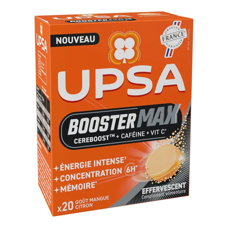 UPSA – Booster Max, 20 comprimés UPSA – Booster Max, 20 comprimés