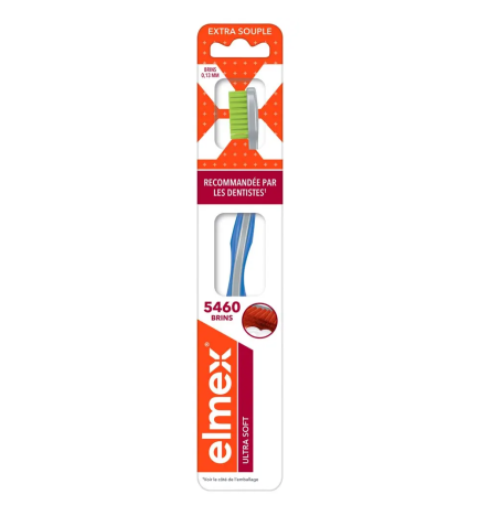 Elmex – Brosse à Dents Anti-Caries Ultra Soft, 1 unité