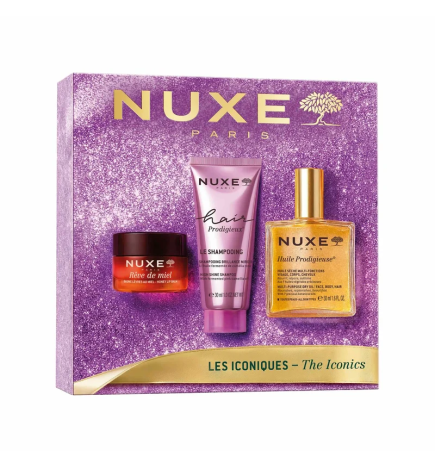 Nuxe – Coffret Noël Les Iconiques, 3 soins