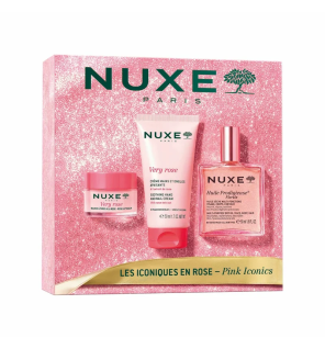 Nuxe – Coffret Noël Les Iconiques en Rose, 3 produits