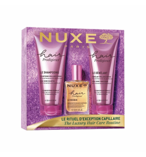 Nuxe – Coffret Noël Hair Prodigieux Le Rituel d'Exception Capillaire, 3 produits