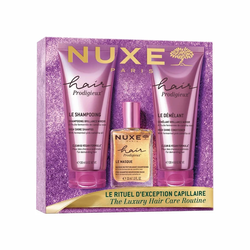 Nuxe – Coffret Noël Hair Prodigieux Le Rituel d'Exception Capillaire, 3 produits Nuxe – Coffret Noël Hair Prodigieux Le Rituel d'Exception Capillaire, 3 produits