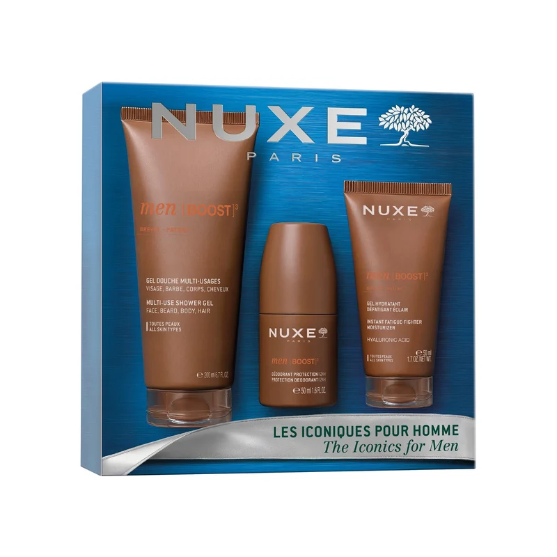 Nuxe – Coffret Noël Men [BOOST]³ Les Iconiques Pour Hommes, 3 produits