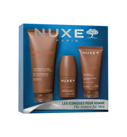 Nuxe – Coffret Noël Men [BOOST]³ Les Iconiques Pour Hommes, 3 produits