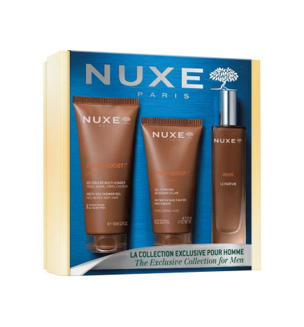 Nuxe – Coffret Noël Men [BOOST]³ La Collection Exclusive pour Homme, 3 produits