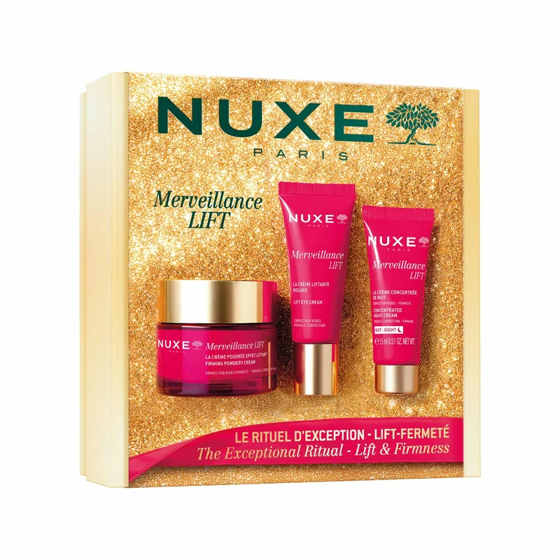 Nuxe – Coffret Noël Merveillance Lift Le Rituel d'Exception Lift Fermeté, 3 produits Nuxe – Coffret Noël Merveillance Lift Le Rituel d'Exception Lift Fermeté, 3 produits