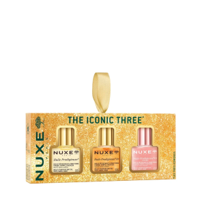 Nuxe – Coffret Noël Huile Prodigieuse Les Trois Iconiques, 3 produits