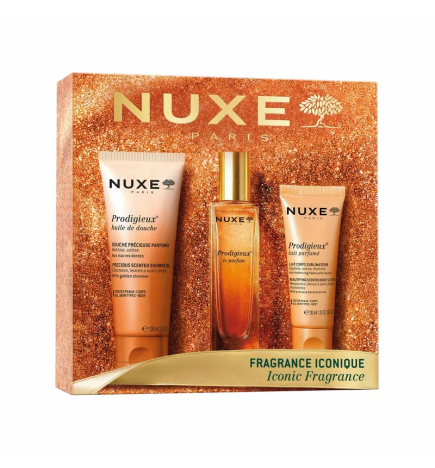 Nuxe – Coffret Noël Prodigieux Fragrance Iconique, 3 soins