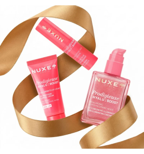 Nuxe – Coffret Noël Prodigieuse [HYALU] Boost La Routine Beauté Glow, 3 produits